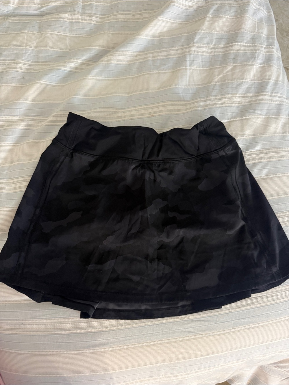 lululemon athletica Black Camo-Texture Athletic Skort